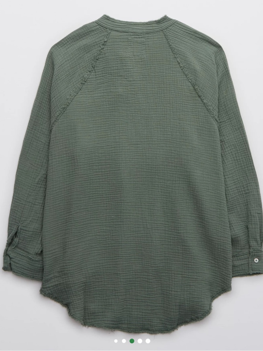 Aerie Aerie Gauzy Coverup Shirt - Picture 8 of 15
